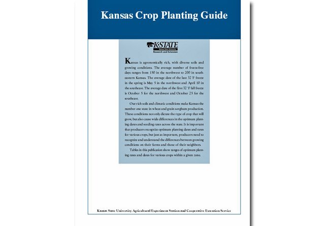 Kansas Crop Planting Guide